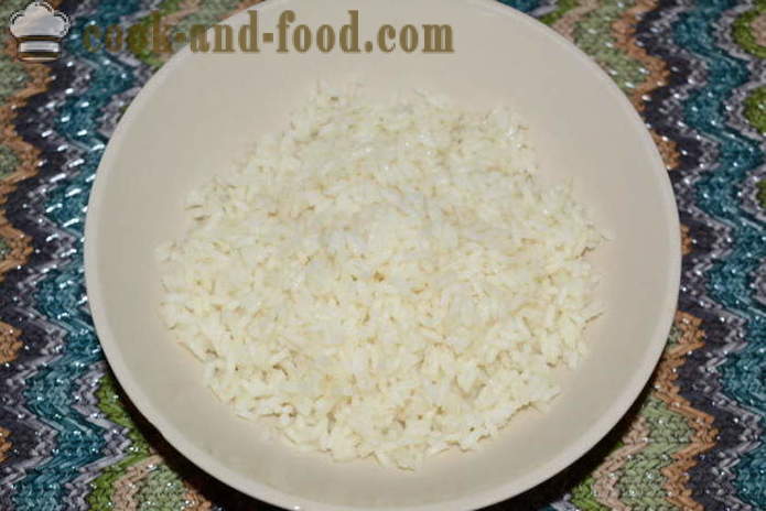 Köstliche Auflauf der Leber mit Reis - wie Leber Auflauf im Ofen zu kochen, mit einem Schritt für Schritt Rezept Fotos