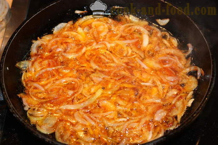 Meatless Gnocchi mit Tomatensauce und Zwiebeln - wie eine Kartoffel-Gnocchi, um zu kochen, ein Schritt für Schritt Rezept Fotos
