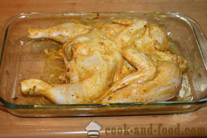 Gebackenes Huhn im Ofen - als köstliches gebackenen Huhn im Ofen, mit einem Schritt für Schritt Rezept Fotos