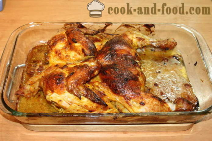 Gebackenes Huhn im Ofen - als köstliches gebackenen Huhn im Ofen, mit einem Schritt für Schritt Rezept Fotos