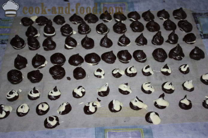 Hausgemachte Schokolade Trüffeln - wie Trüffel Süßigkeiten zu Hause, Schritt für Schritt Rezept Fotos machen