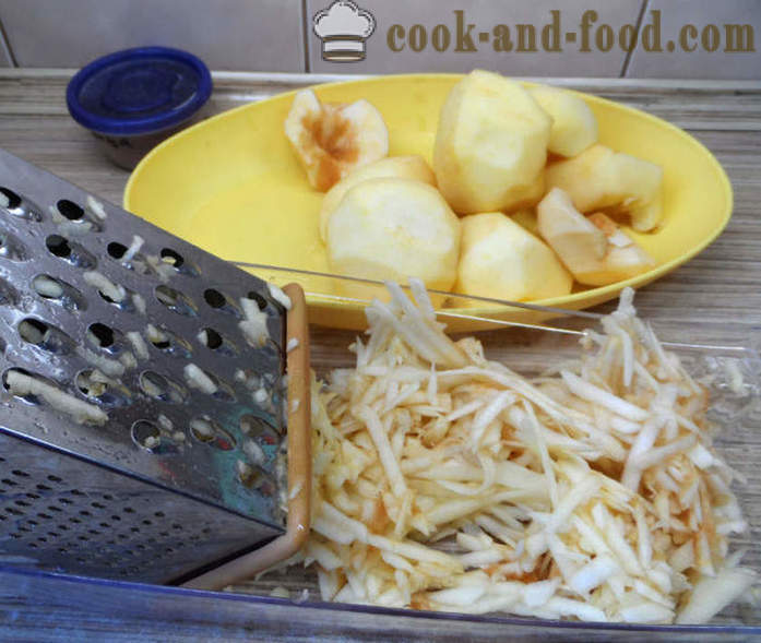 Einfachste Apfelkuchen - wie einen Apfelkuchen in dem Ofen zu machen, mit einem Schritt für Schritt Rezept Fotos
