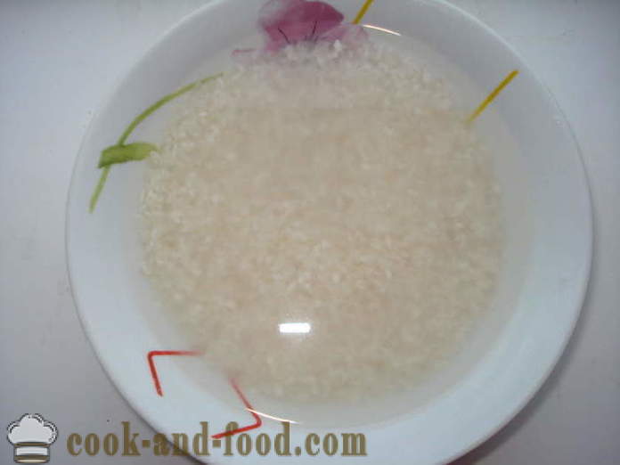 Wie Reis kochen zu Hause rollt, Schritt für Schritt Rezept Fotos