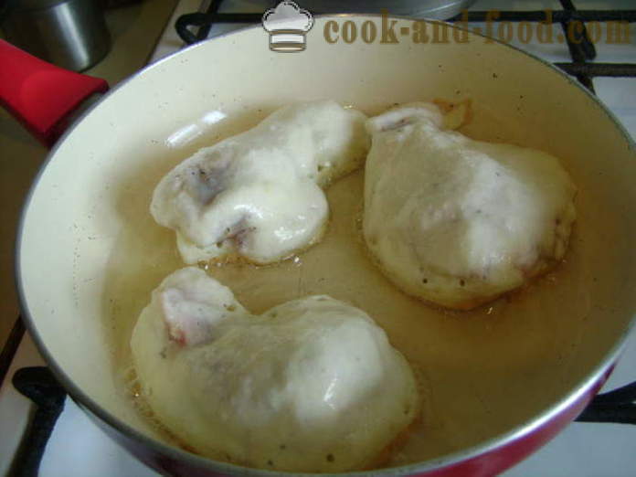 Chicken Wings in Teig in der Pfanne - wie Chicken Wings in Backteig zu kochen, mit einem Schritt für Schritt Rezept Fotos