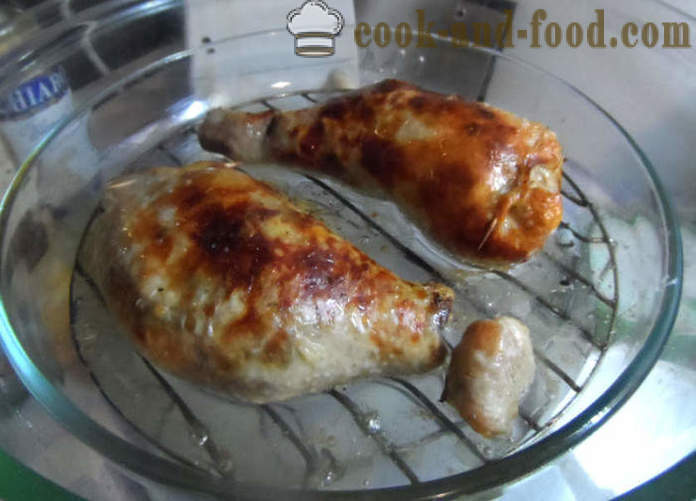 Gefüllte Hähnchenschenkel - wie gefüllten Hähnchenschenkel kochen, Schritt für Schritt Rezept Fotos