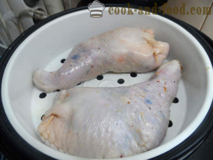 Gefüllte Hähnchenschenkel - wie gefüllten Hähnchenschenkel kochen, Schritt für Schritt Rezept Fotos