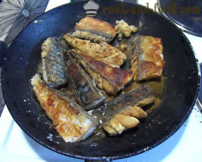 Makrele gebraten in Teriyaki-Sauce in einem Topf - wie köstlich gebratene Makrele zu kochen, Schritt für Schritt Rezept Fotos