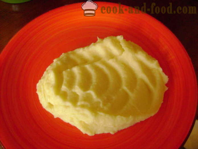 Kartoffelbrei mit Milch - wie Kartoffelbrei zu kochen, einen Schritt für Schritt Rezept Fotos