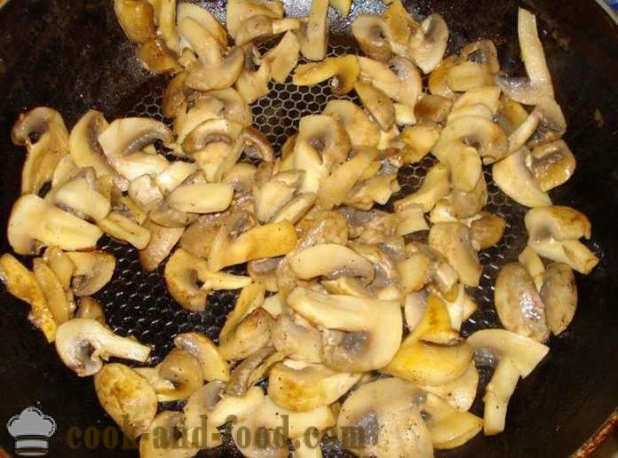 Pilz-Risotto mit Pilzen - wie Risotto zu Hause zu kochen, Schritt für Schritt Rezept Fotos
