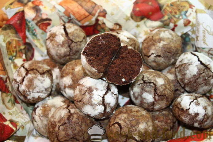 Gebrochene Schokolade Cookies - wie man Schokolade-Chip-Cookies zu Hause, Schritt für Schritt Rezept Fotos machen