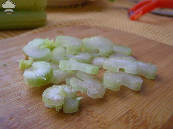 Schnellsalat mit Speck - wie schnell und lecken Salat, einen Schritt für Schritt Rezept Fotos zu machen