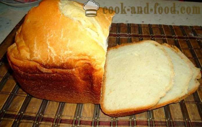 Einfach selbst gebackenes Brot in der Brotbackmaschine - wie Brot in der Brotbackmaschine zu Hause backen, Schritt für Schritt Rezept Fotos