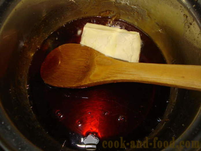Ingwer-Honig Teig für die Lebkuchen und Lebkuchenhaus - wie man den Teig zu machen für die Lebkuchen, Schritt für Schritt Rezept Fotos
