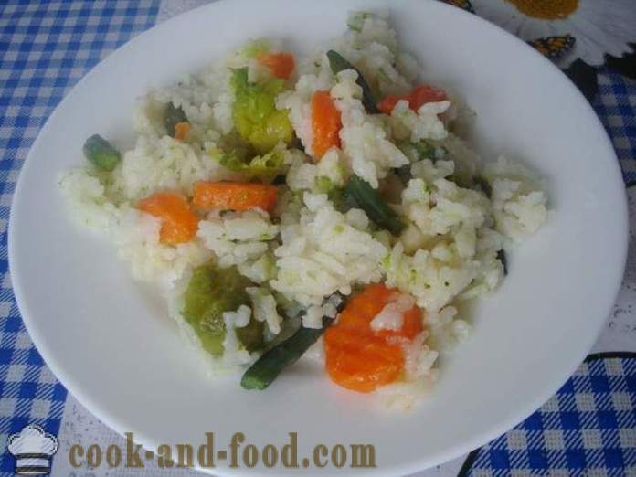 Reis mit Gemüse in multivarka - wie Reis in multivarka mit Gemüse zu kochen, Schritt für Schritt Rezept Fotos