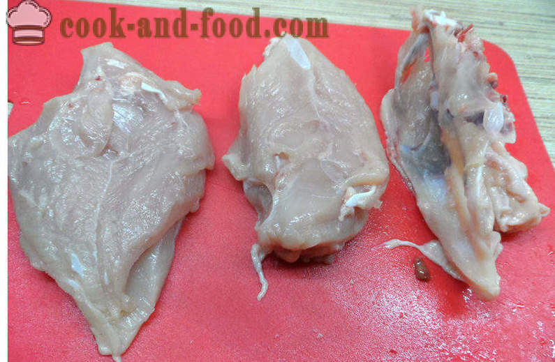Galantine von Huhn - wie man kocht galantine, Schritt für Schritt Rezept Fotos