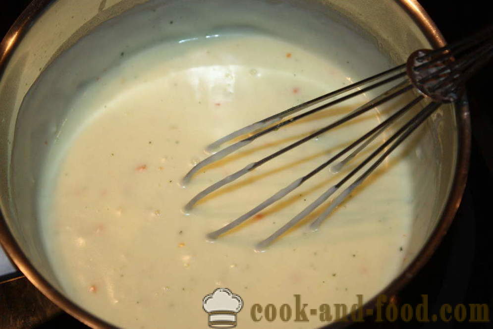 Lasagne mit Huhn und Auberginen - wie Lasagne kochen mit Huhn und Auberginen, Schritt für Schritt Rezept Fotos