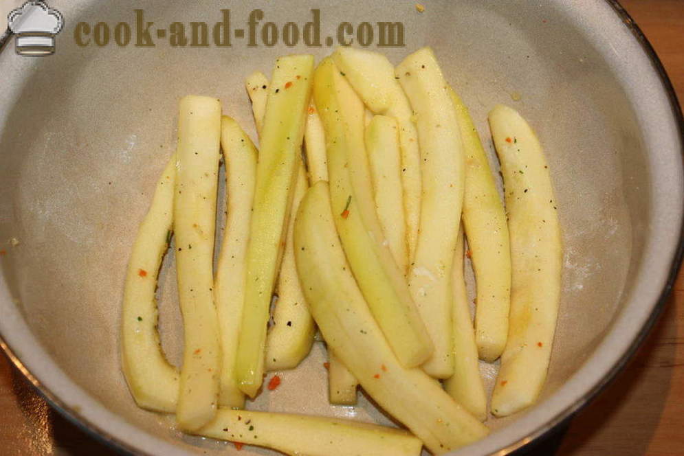Zucchini in Teig - wie Zucchini in der Pfanne in Teig zu kochen, einen Schritt für Schritt Rezept Fotos
