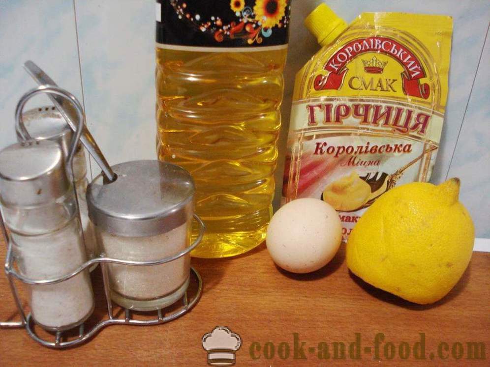 Hausgemachte Mayonnaise in einem Mixer - wie man Mayonnaise zu Hause Mixer, Schritt für Schritt Rezept Fotos