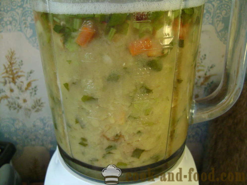 Suppe von Linsen - wie Suppe von Linsen zu kochen, einen Schritt für Schritt Rezept Fotos