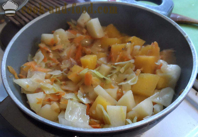 Kürbissuppe mit Sahne und Fleisch - wie eine leckere Kürbissuppe zu kochen, mit Sahne, mit einem Schritt für Schritt Rezept Fotos
