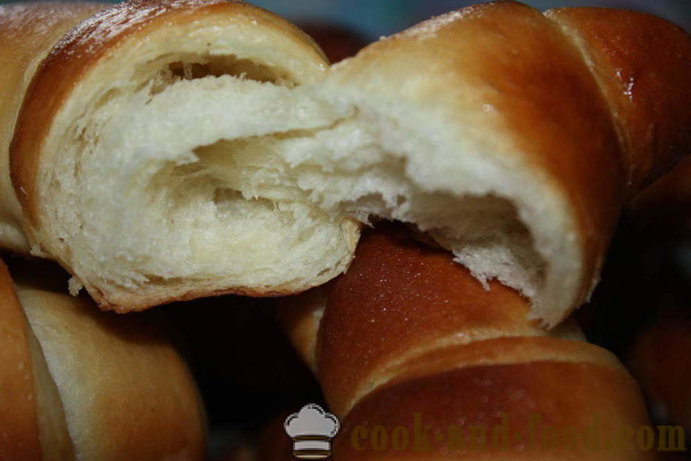 Real Französisch Croissants - wie Französisch Croissants im Hause zu kochen, Schritt für Schritt Rezept Fotos