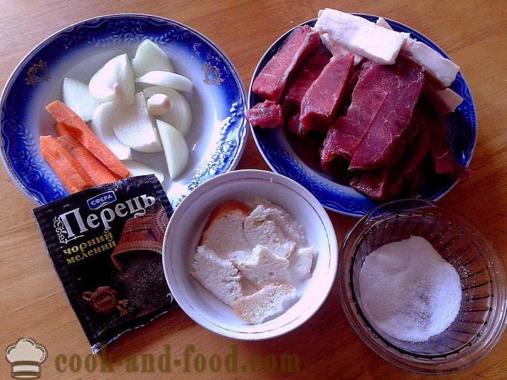 Einfache Suppe mit Fleischbällchen und Reis - wie Suppe kocht mit Frikadellen in multivarka, Schritt für Schritt Rezept Fotos