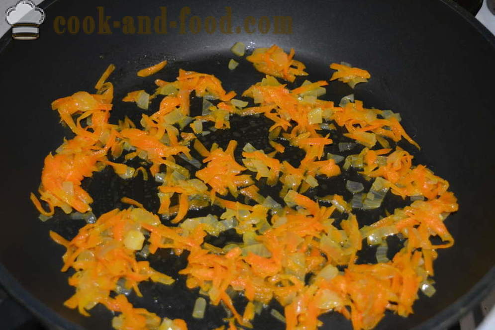 Selbst gemachte Gurke mit Pilzen und Gurken - wie ohne Fleisch und Gurke Gerste, Schritt für Schritt Rezept Fotos kochen