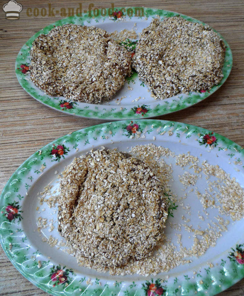 Juicy Koteletts von Hähnchenfilet im Teigmantel - wie man ein leckeres Hähnchen Koteletts kochen, Schritt für Schritt Rezept Fotos
