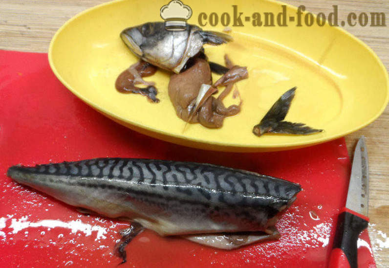 Fishcakes Makrele - wie man kocht Fischfrikadellen aus Makrele, Schritt für Schritt Rezept Fotos