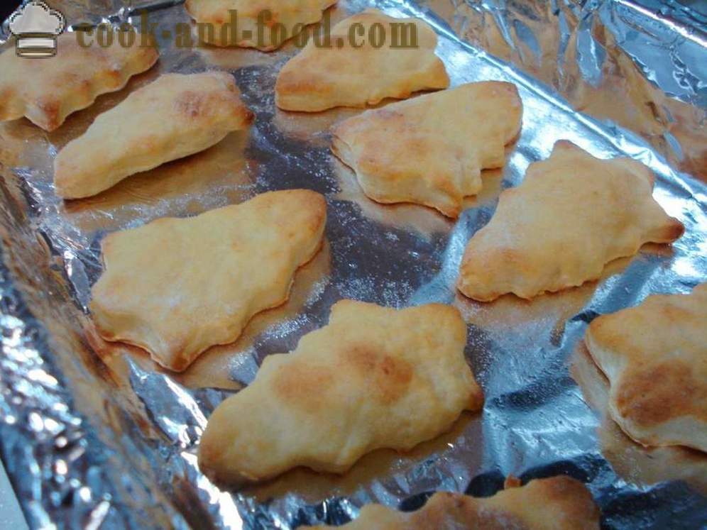 Hausgemachte Hüttenkäse Kekse - Cookies Hüttenkäse zu Hause backen, Schritt für Schritt Rezept Fotos