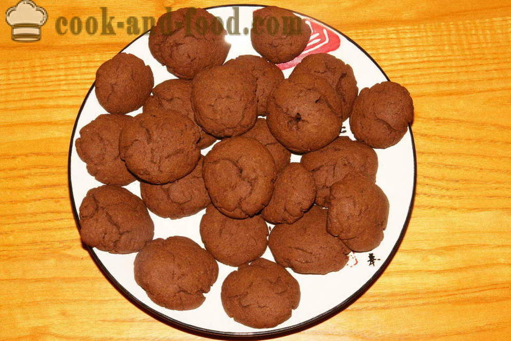 Schneller und einfacher Chocolate Chip Cookies - wie Schokolade-Chip-Cookies zu Hause, Schritt für Schritt Rezept Fotos machen