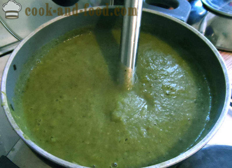 Gemüsesuppe - wie Suppe von grünem Gemüse zu kochen, einen Schritt für Schritt Rezept Fotos