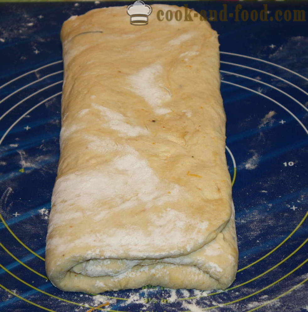 Selbst gemachtes Kürbisbrot - wie Brot mit Kürbis im Ofen backen, mit einem Schritt für Schritt Rezept Fotos