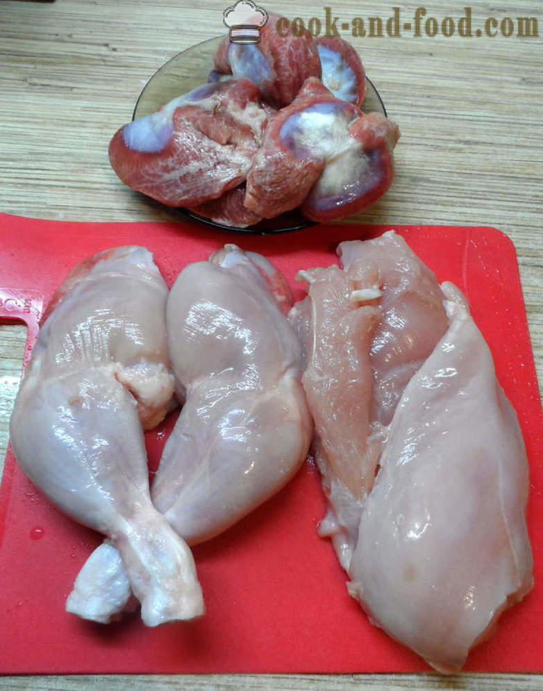 Huhn Schinken in multivarka - wie ein Huhn Schinken zu Hause zu machen, Schritt für Schritt Rezept Fotos