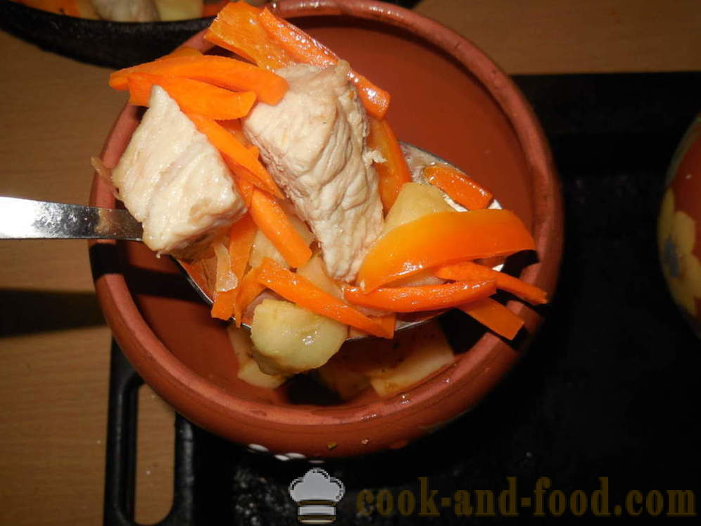 Schmorbraten mit Fleisch und Kartoffeln - wie ein Schmorbraten im Ofen zu kochen, mit einem Schritt für Schritt Rezept Fotos