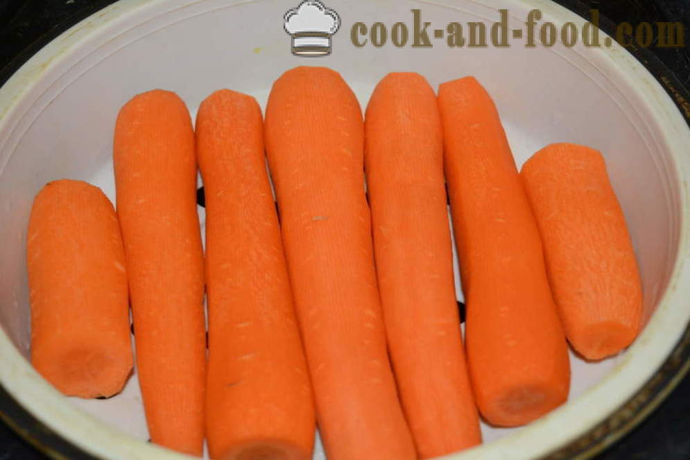 Klassische Möhre Burger mit Grieß, wie im Kindergarten - wie Burger gekochte Karotten in der Pfanne kochen, Rezept mit Schritt für Schritt-Fotos
