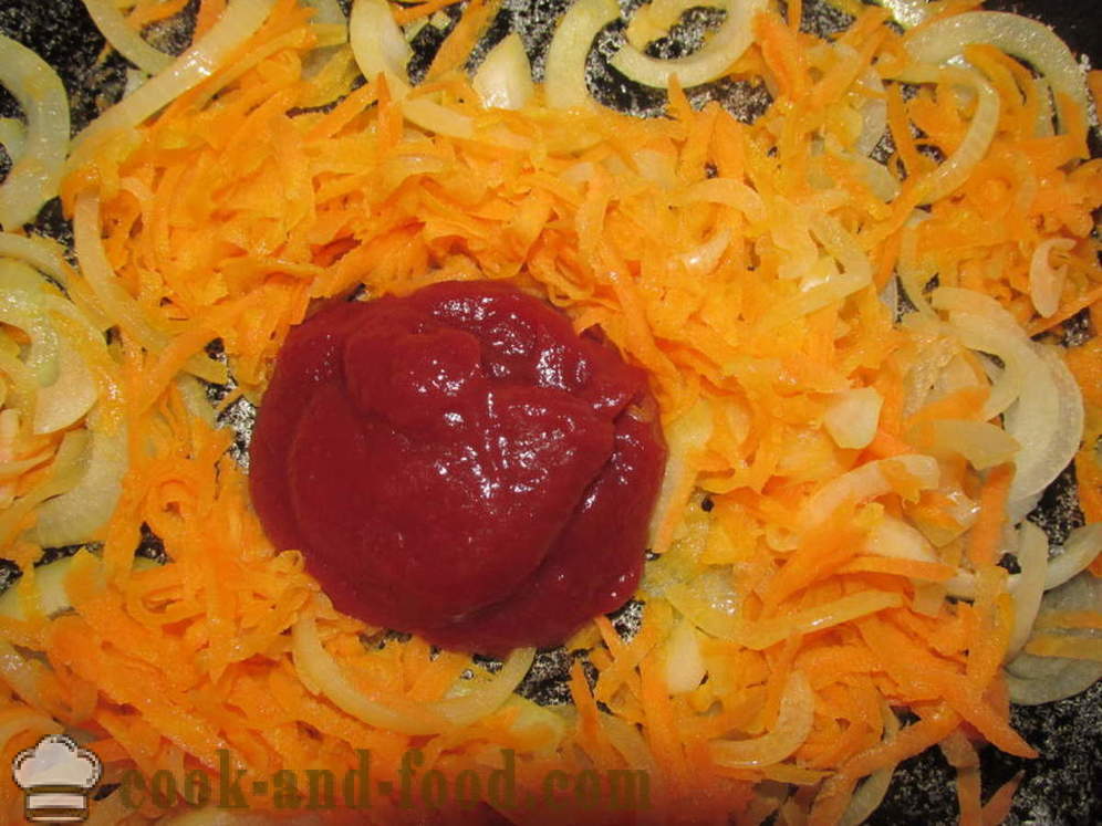 Gefüllte Paprika mit Fleisch und Pilzen - wie gefüllten Paprika, um zu kochen, einen Schritt für Schritt Rezept Fotos