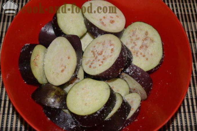 Gemüseeintopf mit Auberginen und Zucchini in dem Ofen - wie sautierten Auberginen und Zucchini zu kochen, mit einem Schritt für Schritt Rezept Fotos