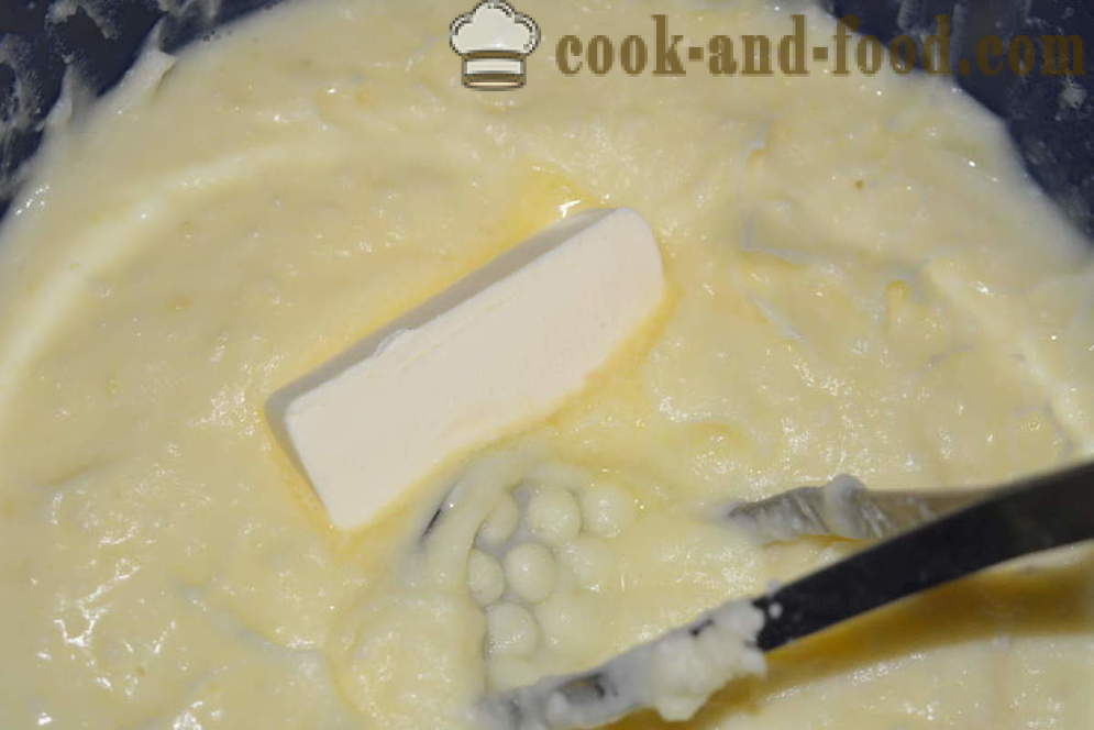 Kartoffelbrei mit Milch und Butter ohne Klumpen - wie man ein leckeres Kartoffelpüree zu kochen, einen Schritt für Schritt Rezept Fotos