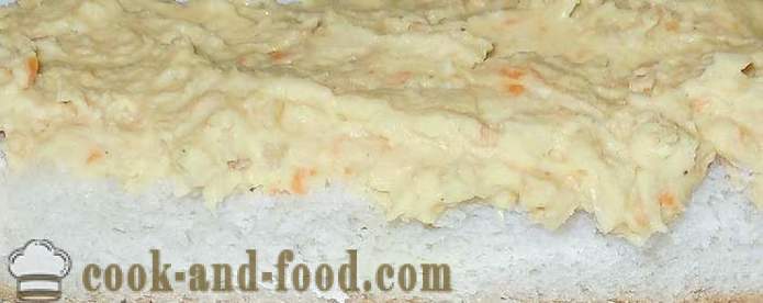 Köstliche fleischlos Paste aus weißen Bohnen - wie man kocht foie Bohnen Rezept mit einem Foto
