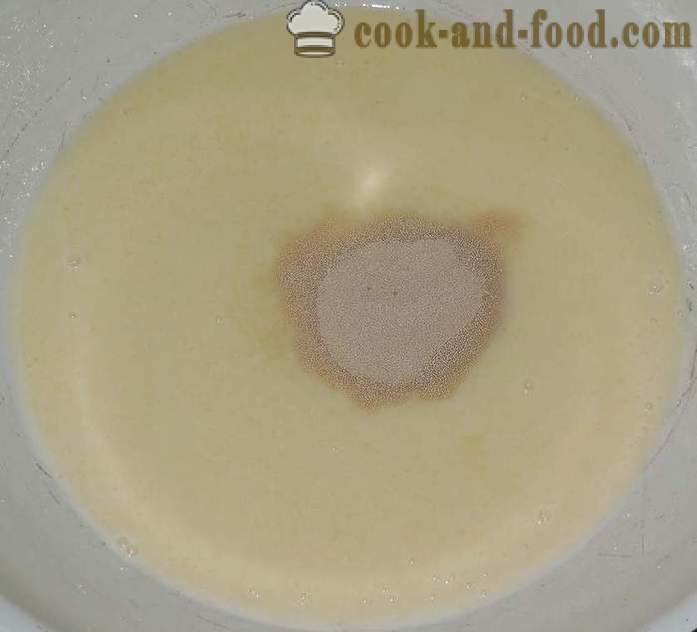 Air Hefekuchen mit Marmelade in dem Ofen - wie Torten kochen mit Marmelade, mit einem Schritt für Schritt Rezept Fotos