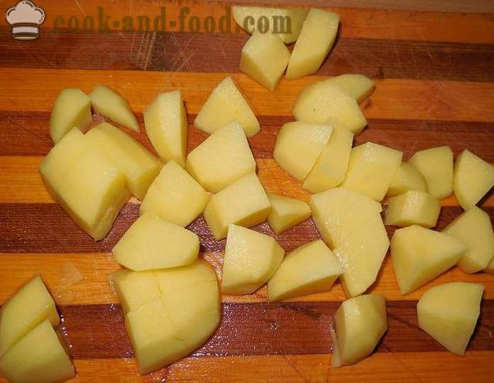 Gemüseeintopf mit Zucchini, Kohl und Kartoffeln in multivarka - wie Gemüse-Eintopf zu kochen - Rezept Schritt für Schritt mit Fotos