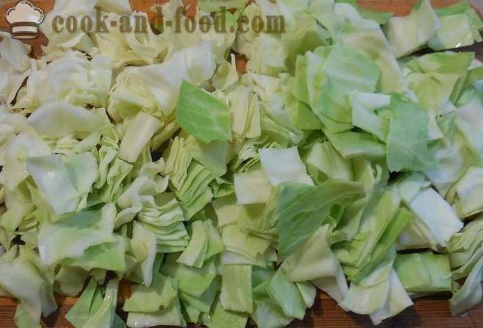 Gemüseeintopf mit Zucchini, Kohl und Kartoffeln in multivarka - wie Gemüse-Eintopf zu kochen - Rezept Schritt für Schritt mit Fotos