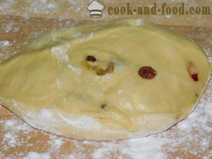 Italienischer Panettone - einfach und köstlich Osterkuchen in der Brotbackmaschine - ein Schritt für Schritt Rezept Fotos