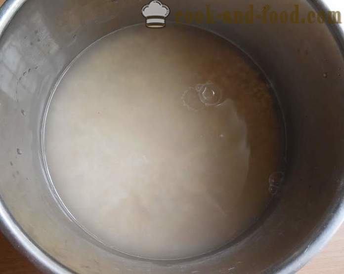 Köstliche Gerstenbrei auf dem Wasser - Schritt für Schritt Rezept mit Fotos - wie Gerstenbrei kochen