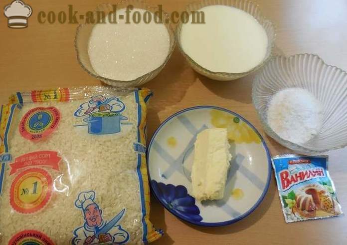 Köstliche Reisbrei mit Milch und Wasser in einem Topf: Flüssigkeit und klassischer (dick) - Schritt für Schritt Rezept mit Fotos, wie Reisbrei kochen mit Milch
