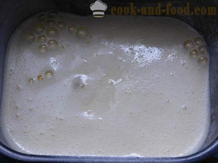 Einfach und lecker Pudding Kuchen in der Brotbackmaschine - ein Schritt für Schritt Rezept mit Foto Kuchen für die Faulen - wie man einen Kuchen in der Brotbackmaschine backen
