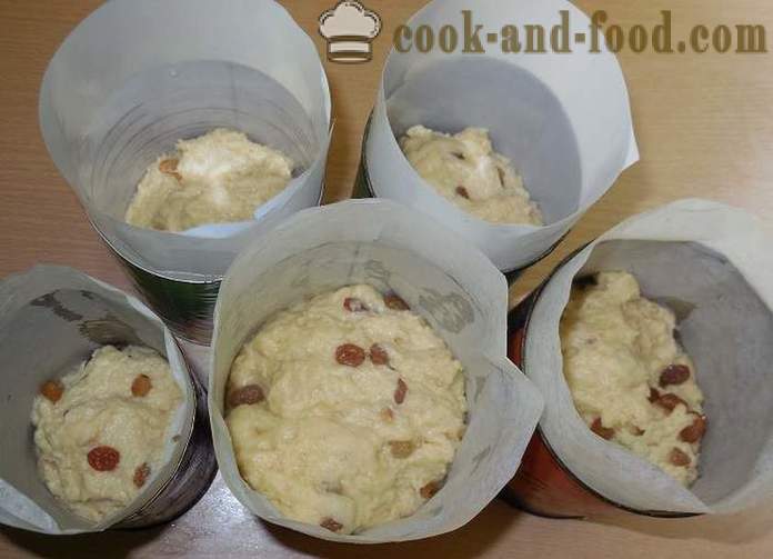 Köstliche Osterkuchen Hefe - ein bewährtes Rezept mit Fotos Schritt für Schritt - wie einen Kuchen im Ofen für die Ostern backen