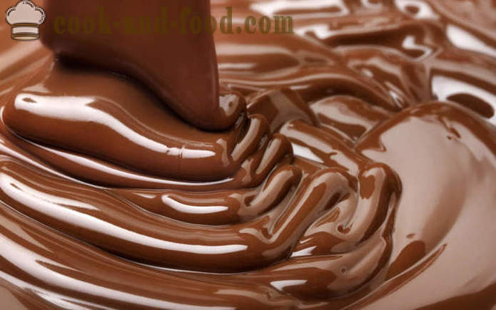 Gekochte Süßigkeiten saure Sahne Vereisung Kakaokuchenform, Kuchen, Kuchen