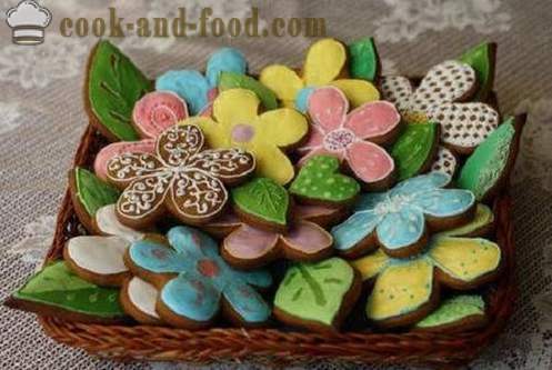 Zuckerglasurfarbe für Kuchen, Kekse oder Kuchen auf dem Wasser - ein einfaches Rezept Glasur anlehnen, wie zu Hause farbiges Glasur machen